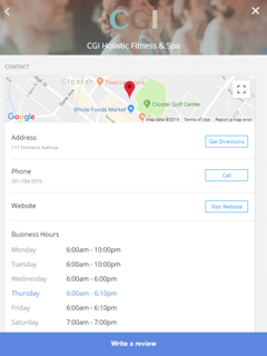 CGI Holistic Fitness and Spa screenshot 7