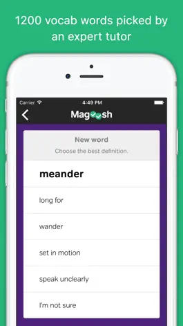 Game screenshot Vocabulary Builder by Magoosh mod apk