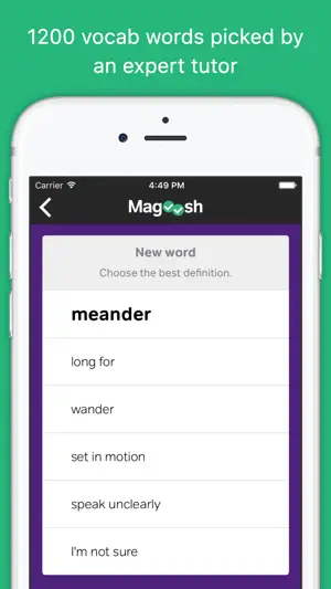 Vocabulary Builder by Magoosh screenshot 1