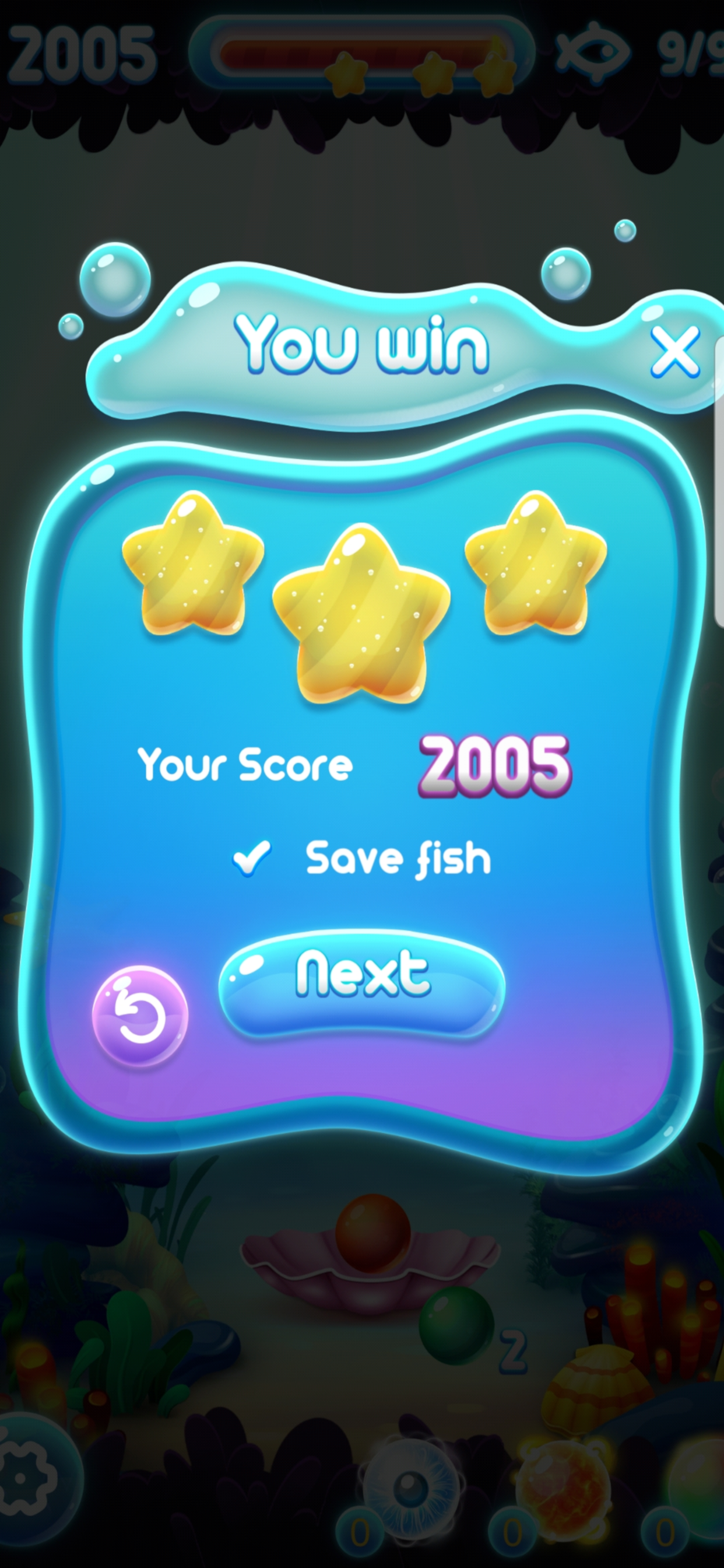 Bubble Shooter Ocean screenshot 4