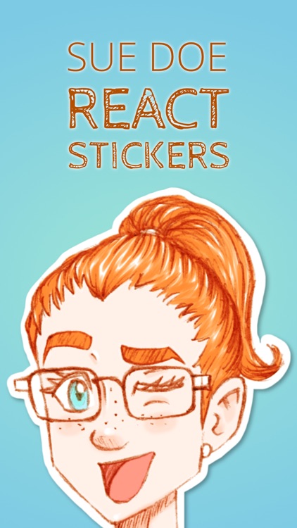 Sue Doe React Stickers