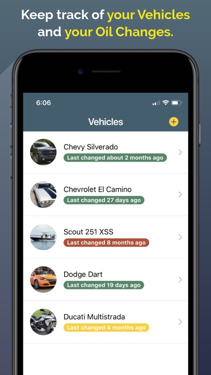 Oil Change App