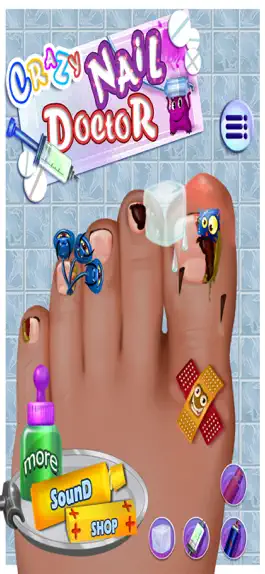 Game screenshot Crazy Toe Nail Doctor Surgery apk