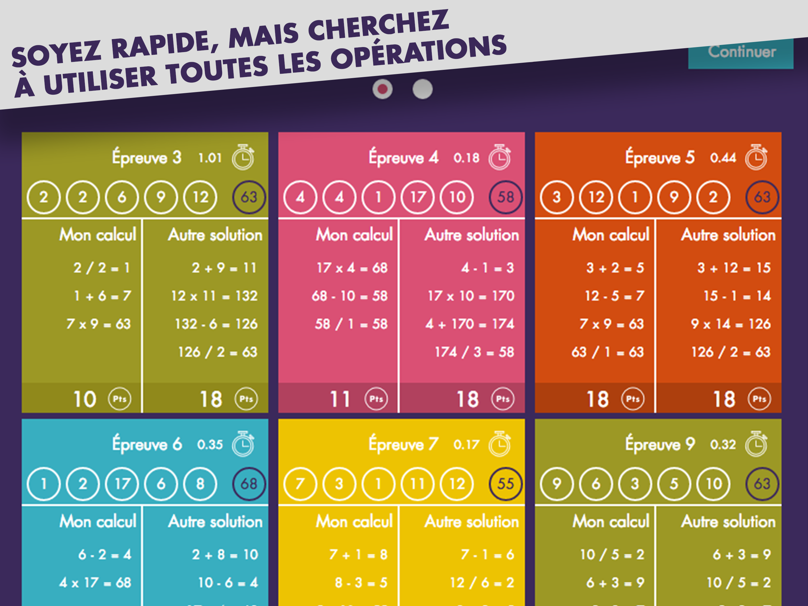 Mathador Classe Solo
