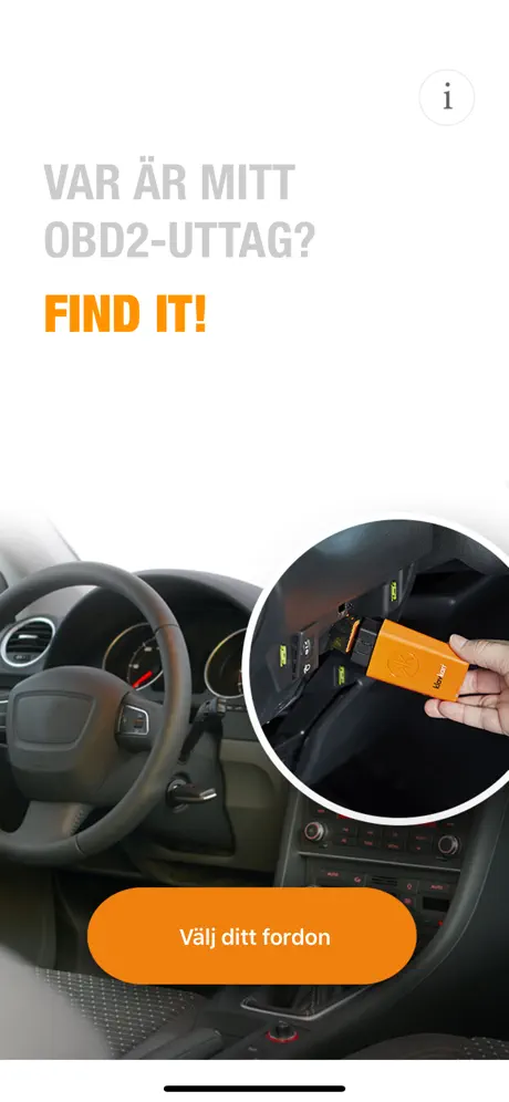 Var är mitt OBD2-uttag?