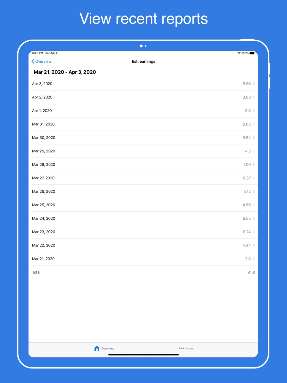 iPad screenshot