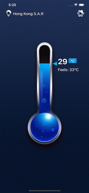 Todellinen lämpömittari App Storessa