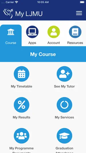 My LJMU screenshot 1