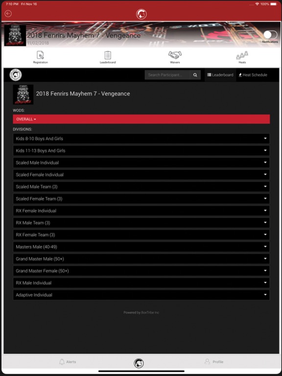 BoxTribe One iPad screenshot 4 - Sports app