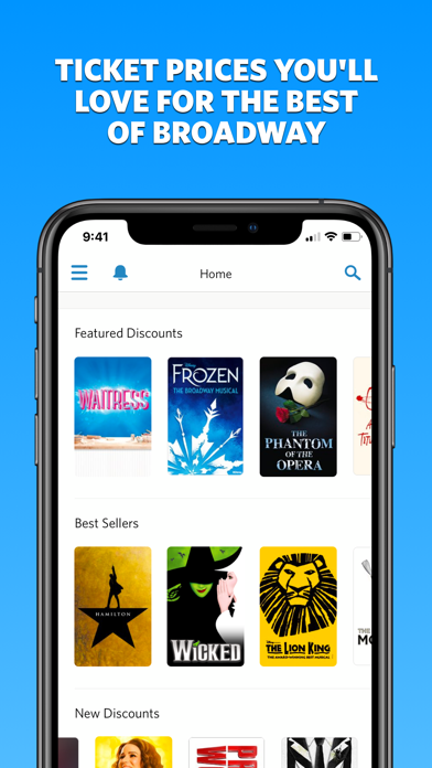 Screenshot #1 pour BroadwayBox.com - NYC