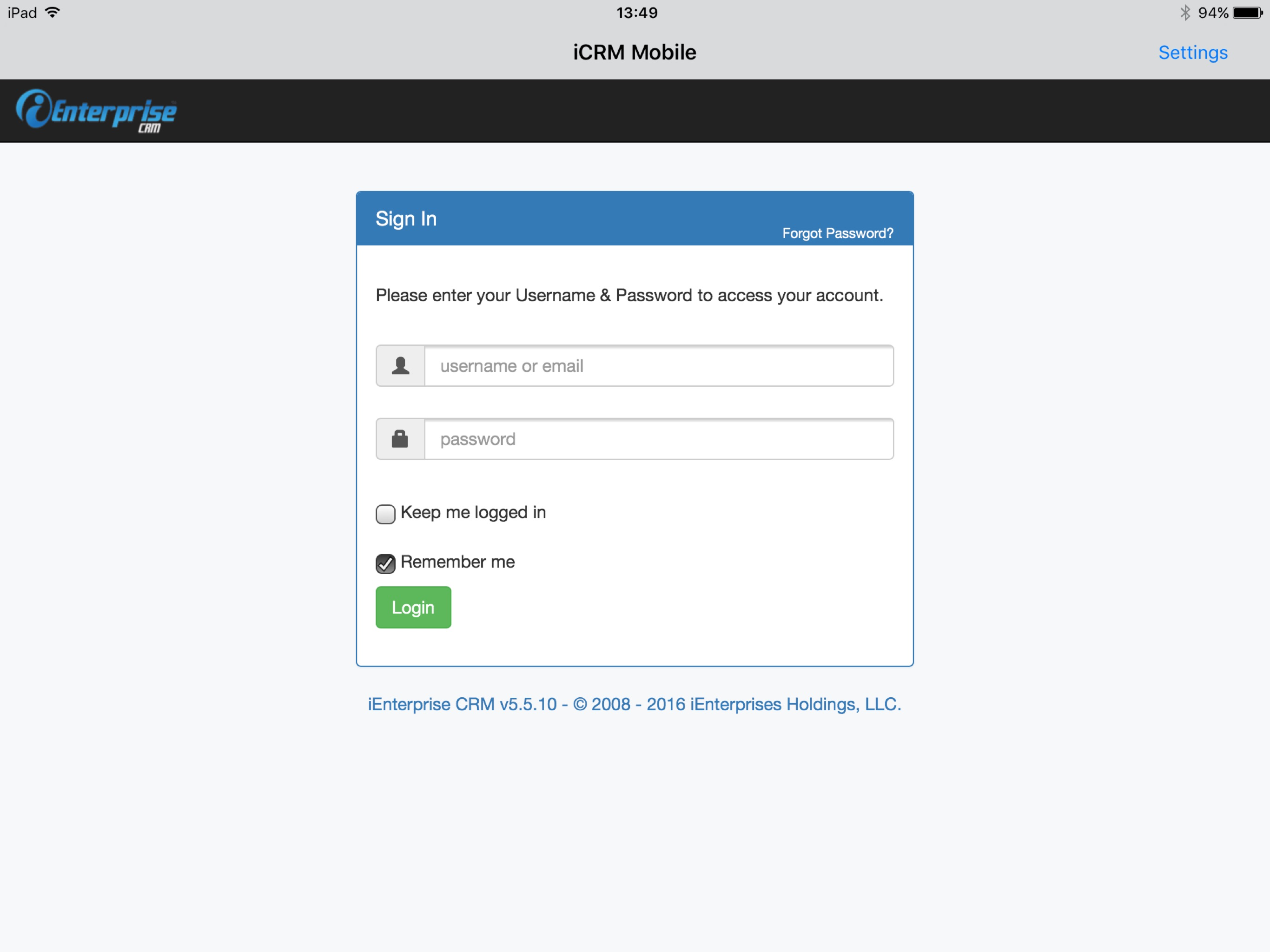 iCRM for iPad screenshot 6