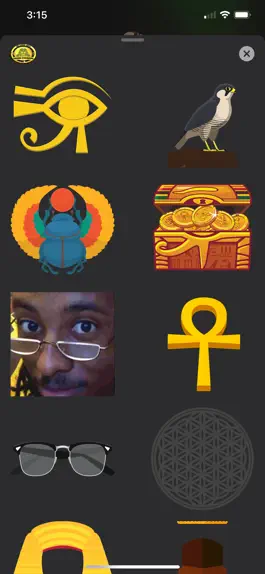 Game screenshot Young Pharaoh Emoji Pack! hack