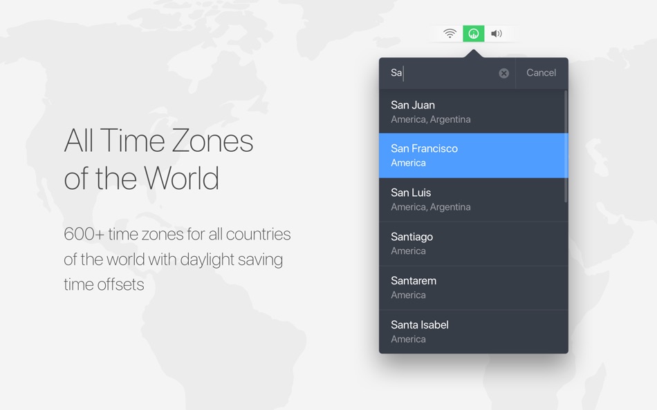 #4. Time Zone Converter and Clock (macOS) Podle: Anton Skorniakov