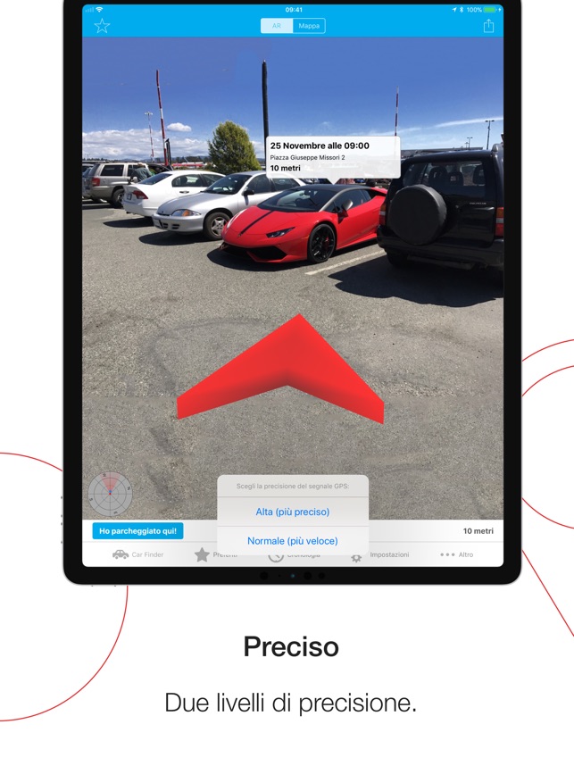 Trova l'Auto con AR su App Store
