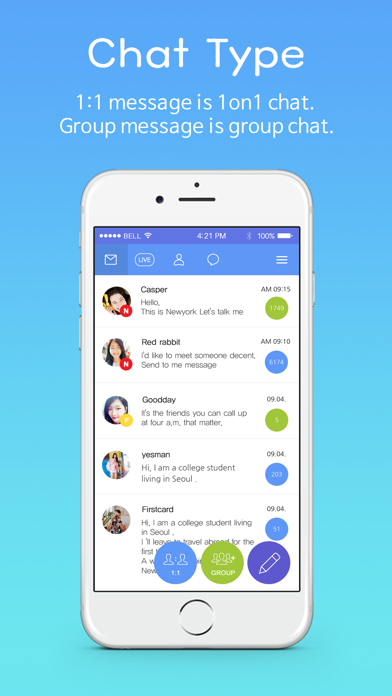 Screenshot #1 pour Achat - chat with koreans