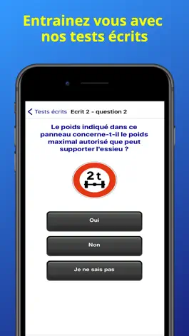 Game screenshot Permis C - tests et fiches mod apk