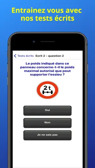 Capture d'écran de Permis C - Tests Et Fiches sur iPhone 1