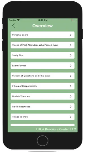 CHES EXAM STUDY TIPS screenshot 4