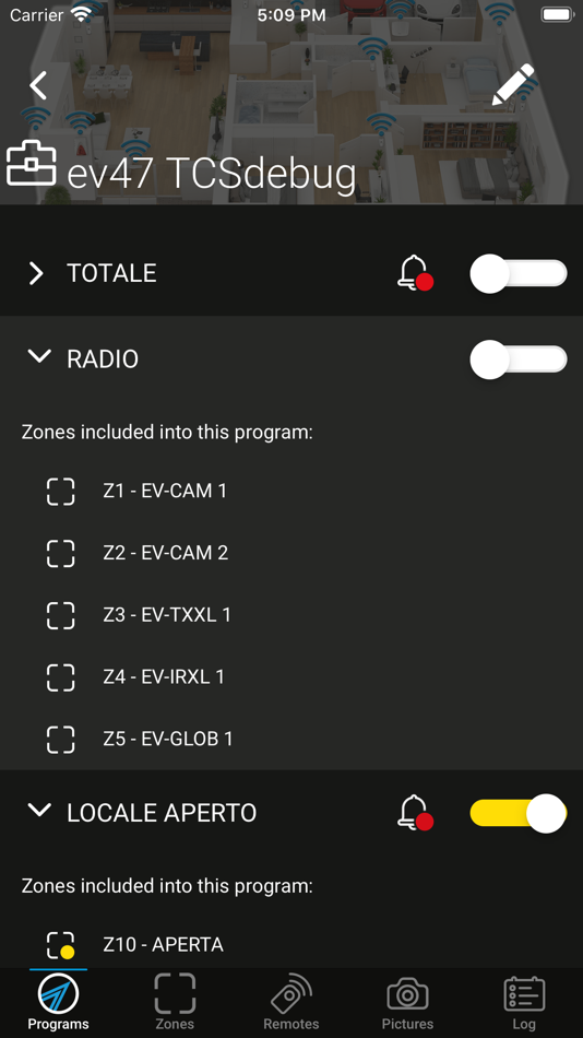 #1. Tecnoalarm evolution (iOS) 由: Tecnoalarm