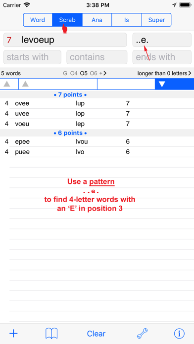 F Words Finder French PRO Screenshot