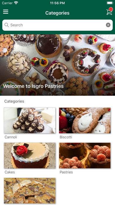 Isgro Pastries Screenshot 2 - AppWisp.com Isgro Pastries Screenshot 2 - AppWisp.com