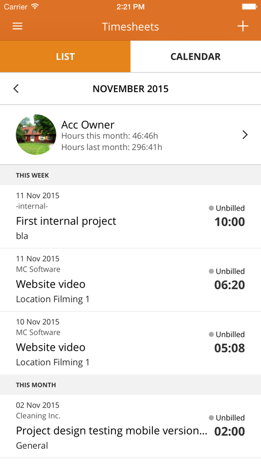 #3. zistemo - Time Tracking (iOS) By: DAYquiri GmbH