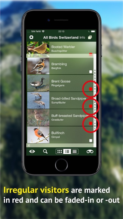 All birds CH - photo guide Screenshot