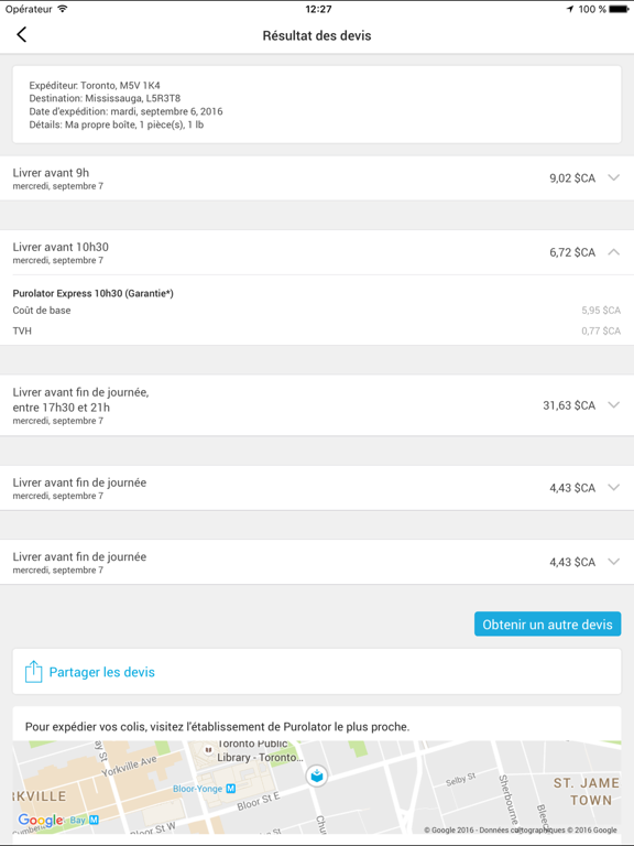 Screenshot #6 pour Purolator
