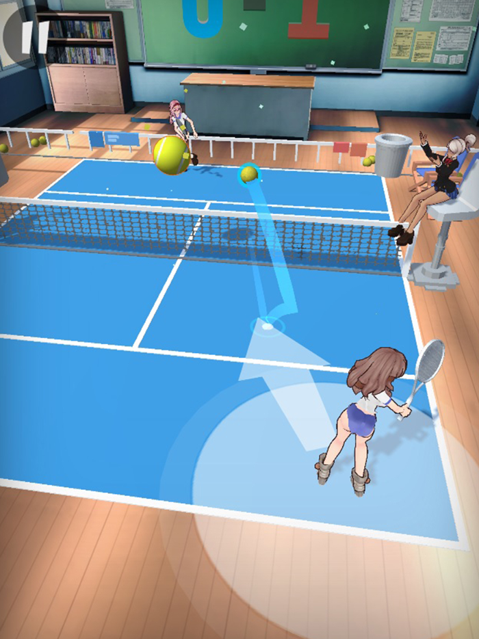School Girls Tennis Simulator