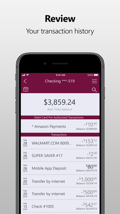 Prairie Bank Mobile Banking Screenshot