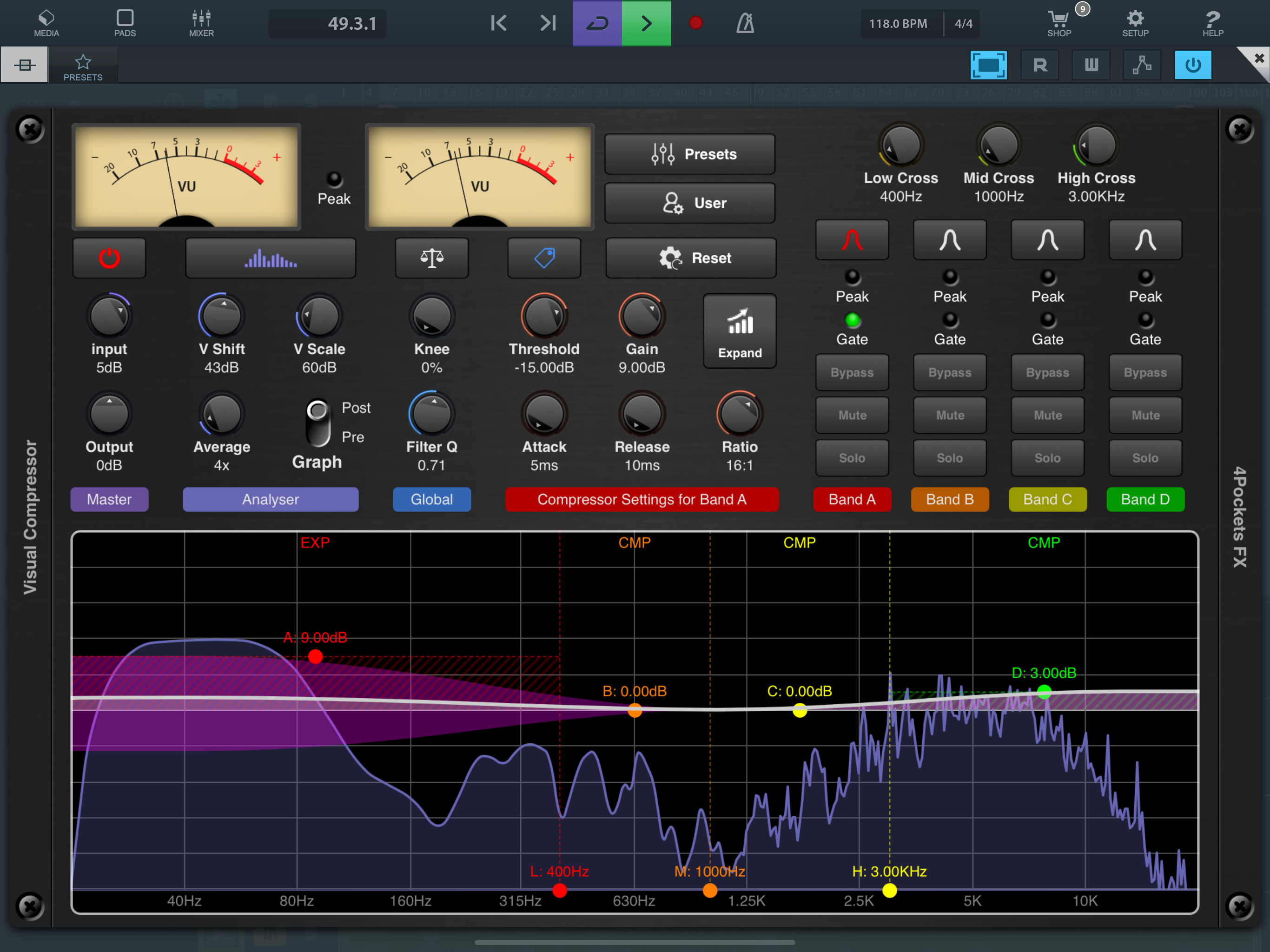 Visual Multi-Band Compressor