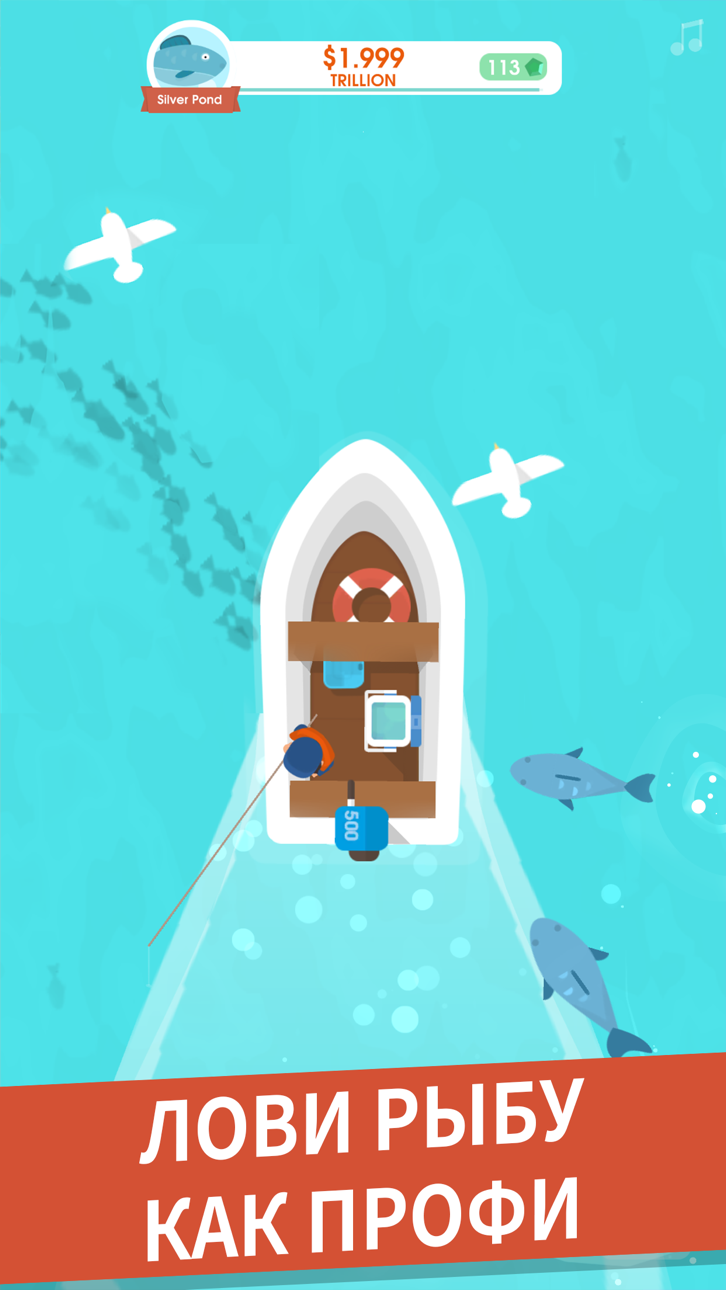 Hooked Inc: Fishing Games iOS Mod IPA screenshot 2 - iOS game interface