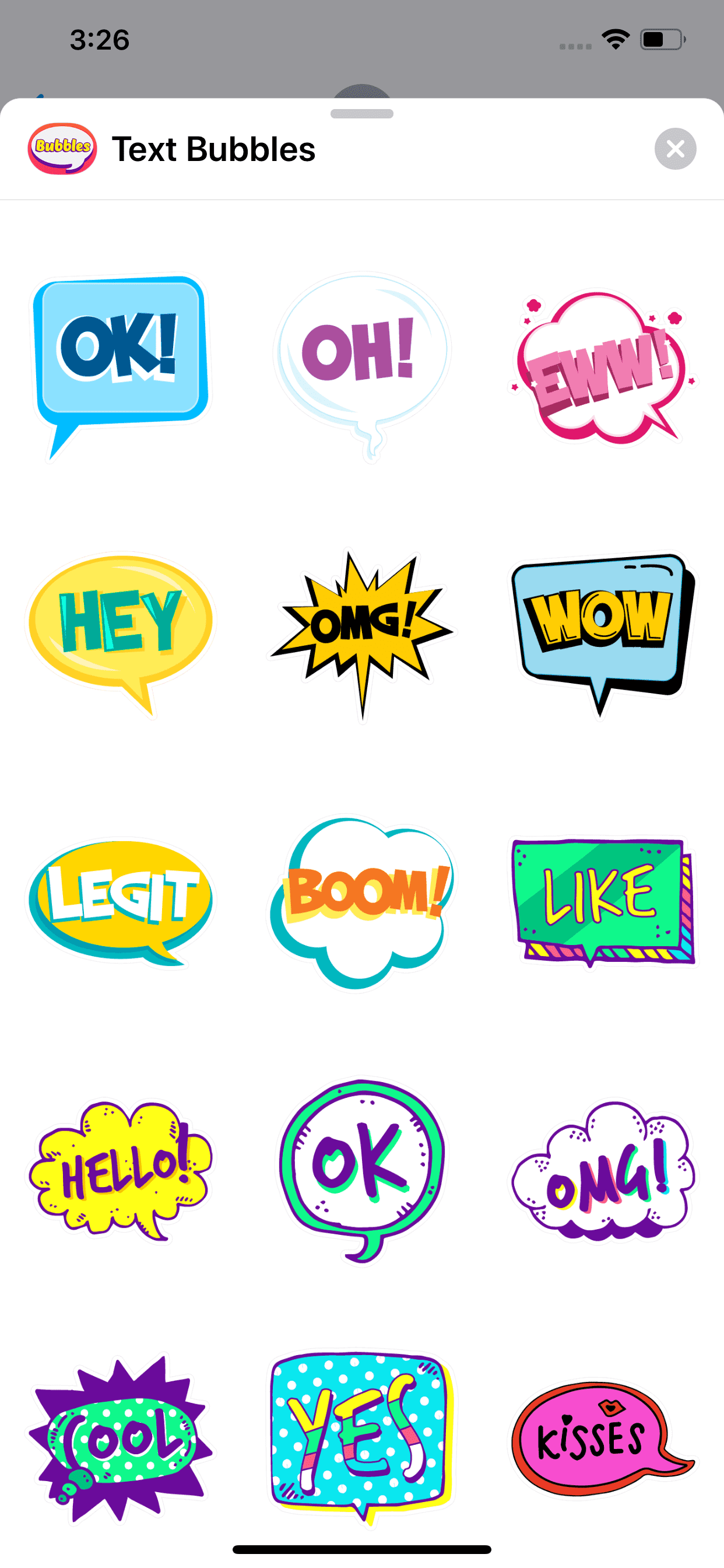 Speech Bubble Stickers ⋆ screenshot 7