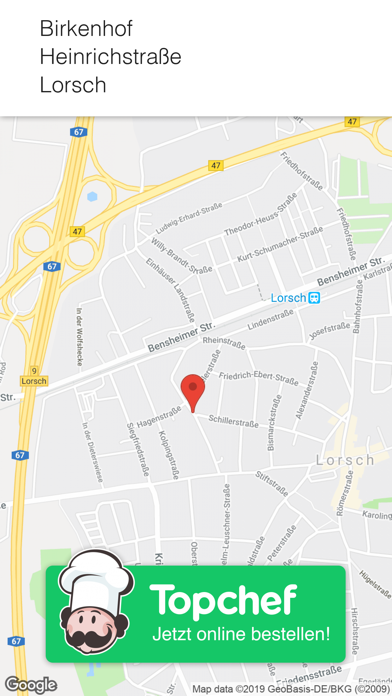 Pizzahaus Birkenhof Lorsch Screenshot