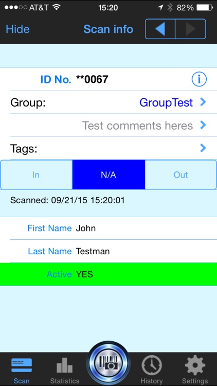 Scanner for Barcodes MagStripe