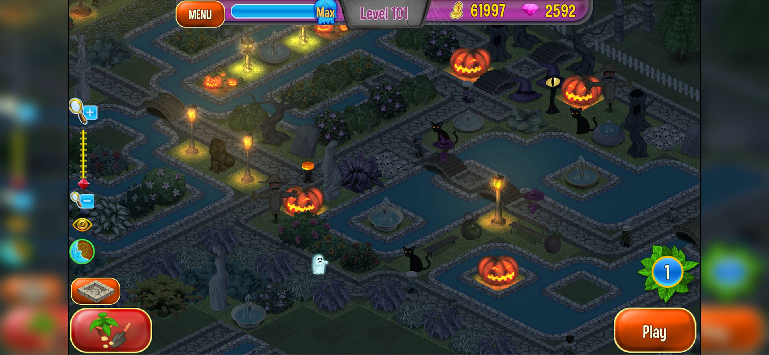 Queen's Garden 3 - Halloween screenshot 2