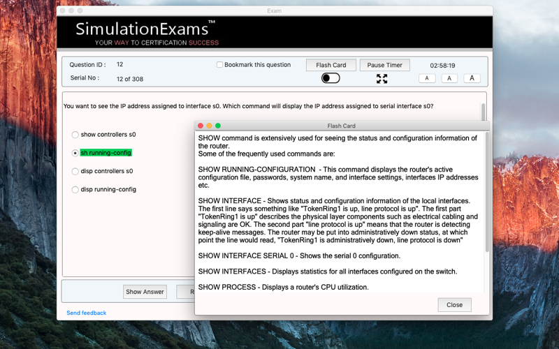 SE CCENT Practice Tests screenshot 2