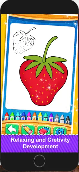 Game screenshot Fruits and Vegetable Coloring mod apk