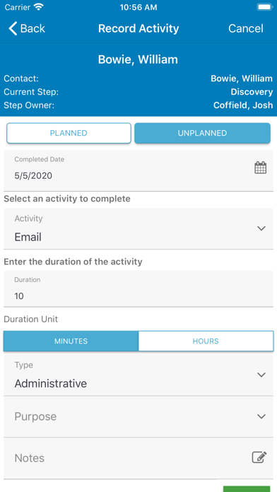 Continuum CRM iPhone screenshot 5 - Business app