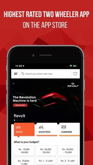 BikeDekho screenshot 1