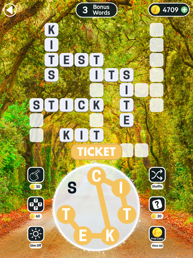 Word Swipe Connect: Crossword official gameplay screenshot 3