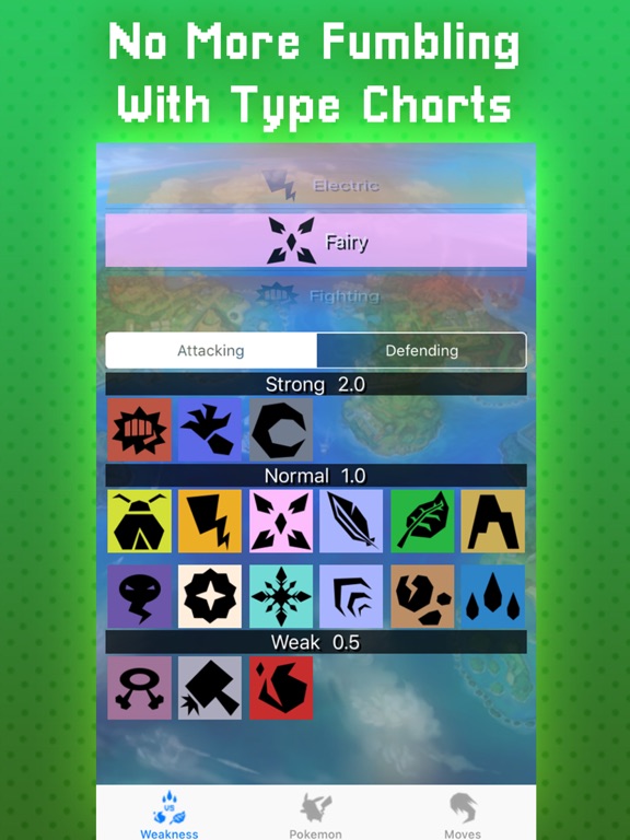 Screenshot #4 pour Poke Battle: Type Weakness App