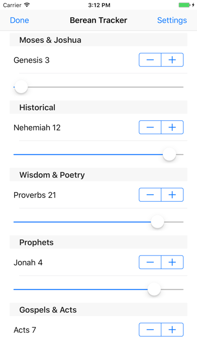 Screenshot #2 pour Berean Tracker