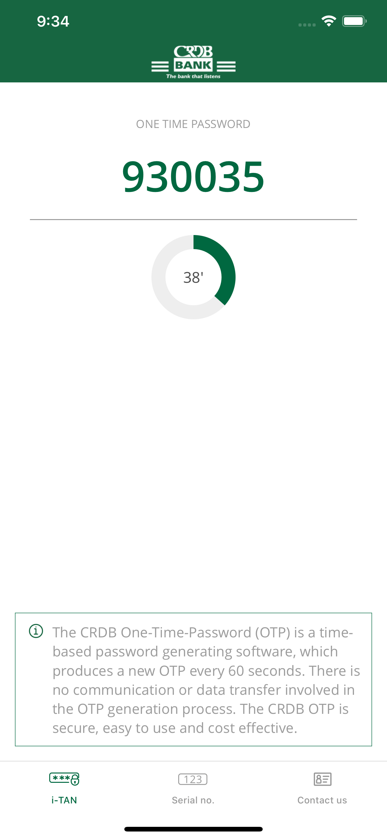 CRDB OTP
