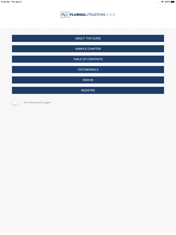 Screenshot #4 pour Florida Litigation Guide