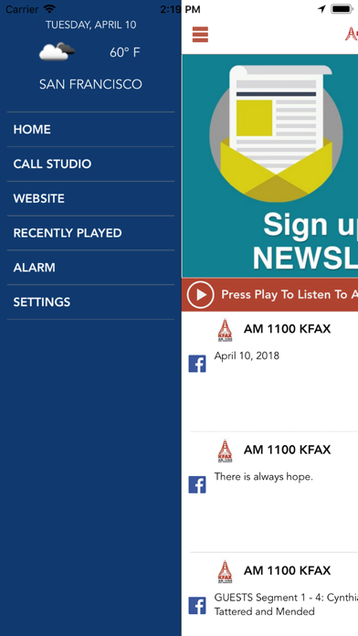 Screenshot #2 pour AM 1100 KFAX