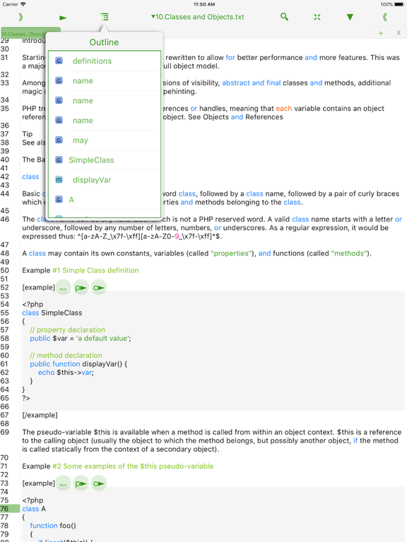Screenshot #4 pour PHP IDE For Web Fresh Edition