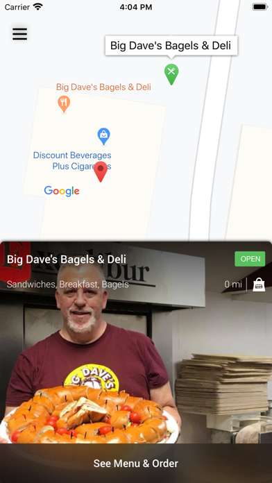 Big Dave's Bagels & Deli Screenshot