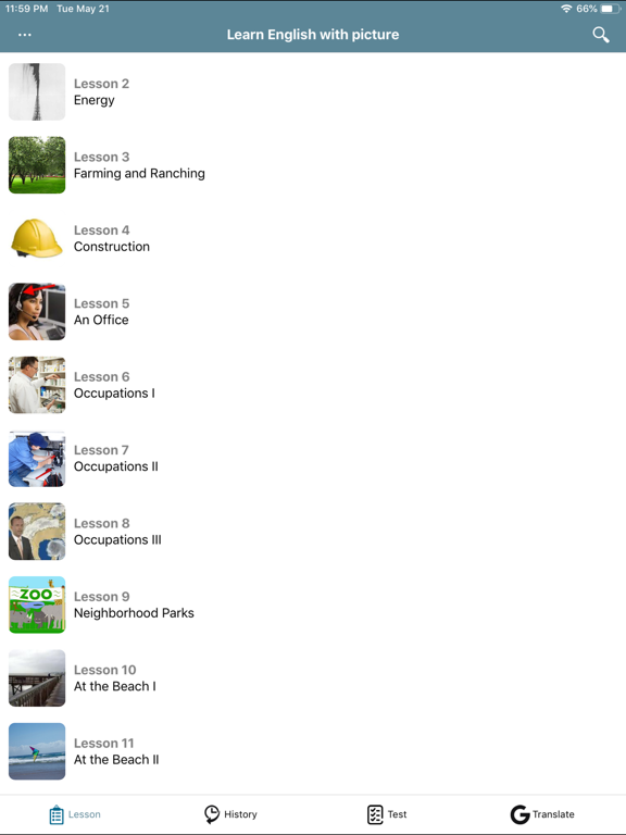 Screenshot #4 pour Learn English with pictures