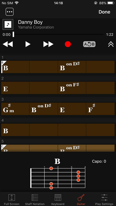Chord Tracker - US Screenshot